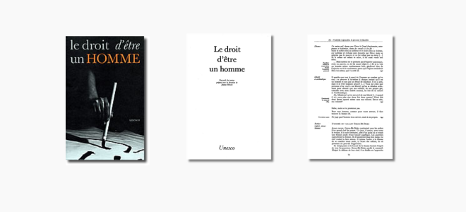 Le droit d’être un homme, UNESCO 1968